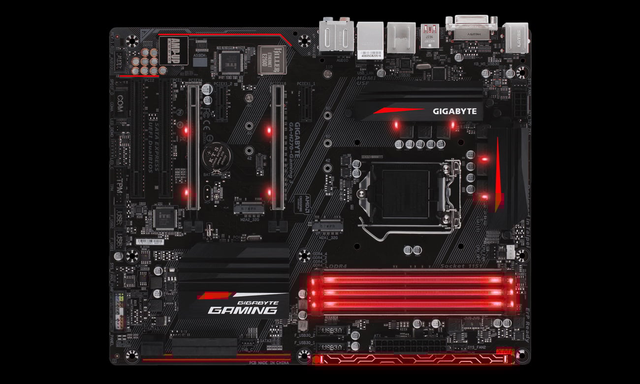 Gigabyte GAH270GAMING 3 (2xPCIE DDR4 USB3.1/M.2) Płyty główne